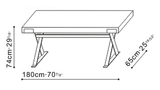 Large King Desk dimensions