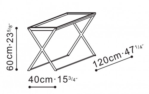 Enzo Console Table dimensions