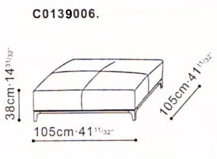 Balance Plus Ottoman dimensions