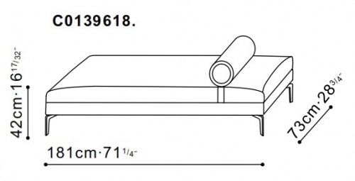 Alison Plus Day Bed dimensions